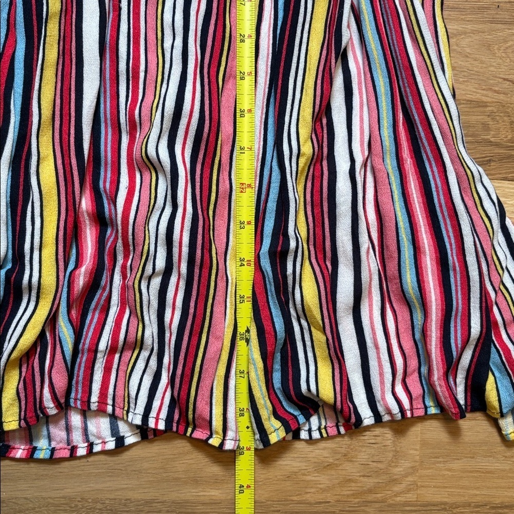 Uncle Frank Multicolor Striped Flowy Dress Women’s S - Picture 9 of 13